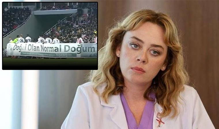 Demet Evgar'dan 'Normal Doğum' pankartına sert tepki