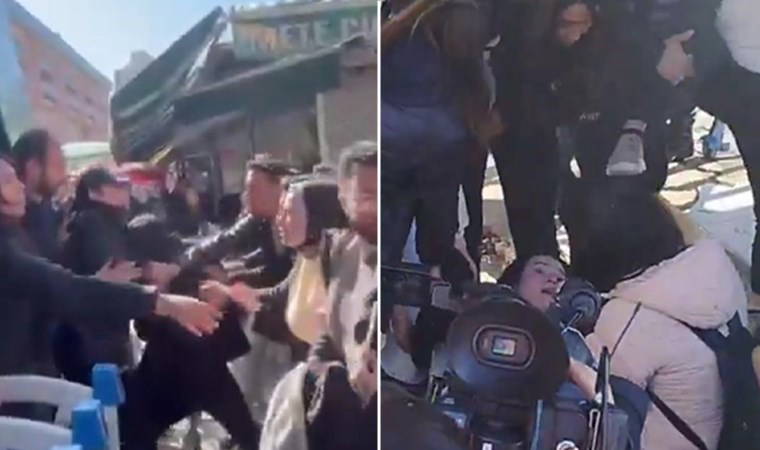 Milli Eğitim Bakanlığı önünde öğretmenlere polis müdahalesi