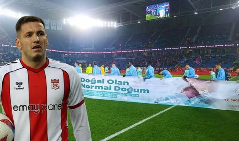 'Normal doğum' pankartı üzerine Sivassporlu Rey Manaj'dan açıklama: Tüm kadınlardan özür dilerim