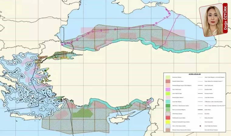 Ege ve Akdeniz’deki deniz yetki alanları için Atina ve Ankara eşzamanlı harita yayımladı: Mavi Vatan vurgusu