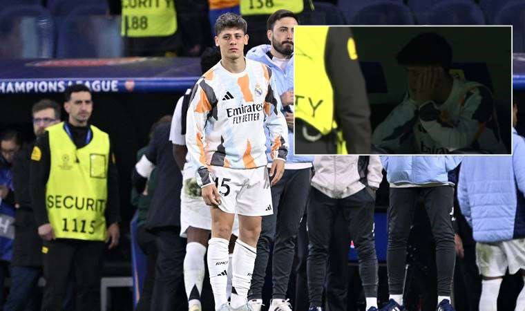Arda Güler'in üzgün görüntüsü dikkat çekti: Taraftarlar ateş püskürdü!