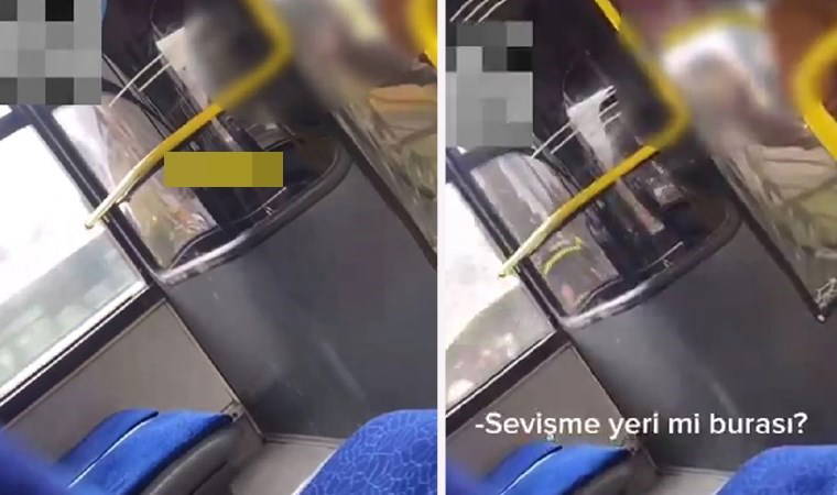 Yer: Kayseri... Otobüs şoförü olan eşini yanağından öpen kadına bir yolcu tepki gösterdi: 'Sevişme yeri mi burası?'