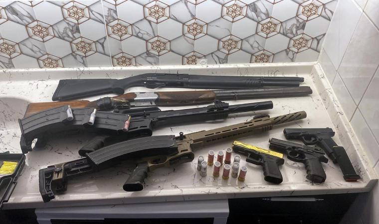 Tekirdağ'da ruhsatsız silahlar ile uyuşturucu ele geçirildi!