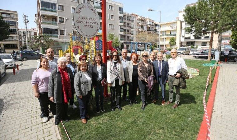 Karşıyaka Kent Konseyi Parkı tamamlandı