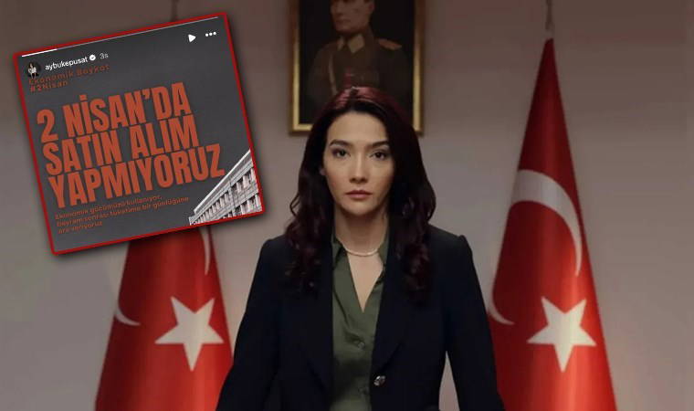 Boykot çağrısı yapan Aybüke Pusat TRT'deki 'Teşkilat' dizisinin oyuncu kadrosundan çıkarıldı