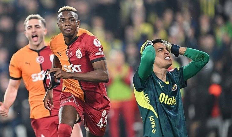 Derbiyi kazanan Galatasaray Türkiye Kupası'nda yarı finalde: Fenerbahçe 1-2 Galatasaray