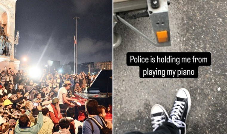 Polis ‘piyanoya’ el koydu!