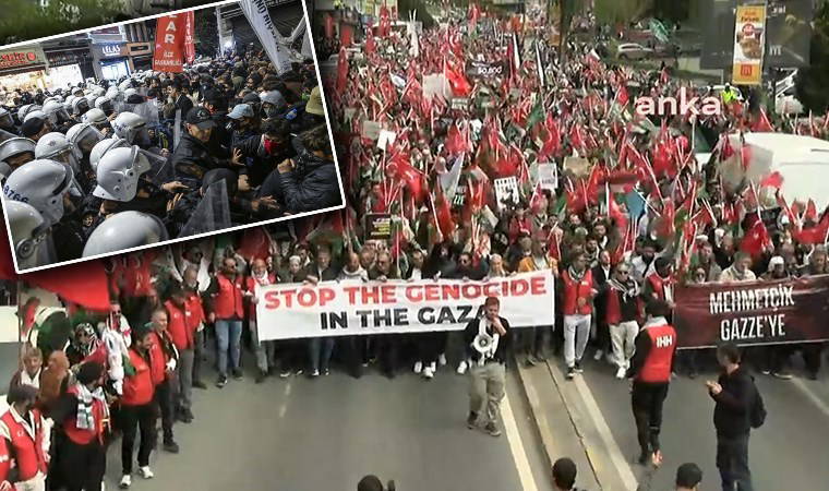 İktidarın 'Filistin' ikiyüzlülüğü... CHP'ye yasak, İHH'ye değil! Üsküdar'da 'Mehmetçik Gazze'ye' sloganları...