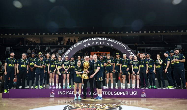 Üst üste 7. kez... ING Kadınlar Basketbol Süper Ligi'nde şampiyon Fenerbahçe Opet!