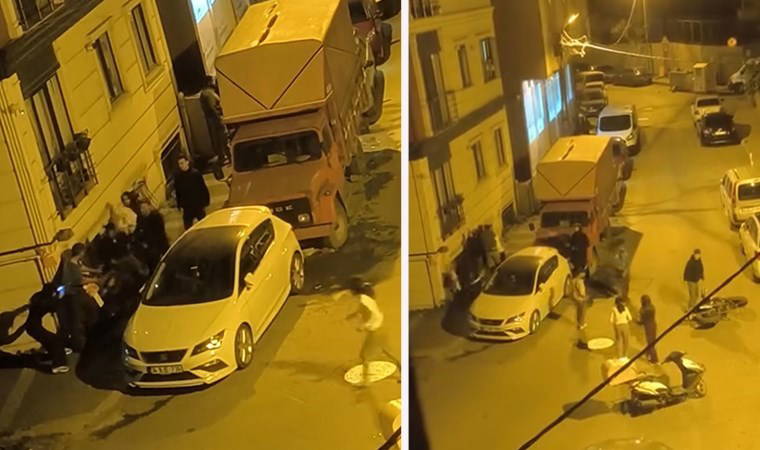 Kağıthane'de 'abart egzoz' ortalığı karıştırdı! Motosikletliyle, mahalle sakini arasında 'metal çubuklu' kavga: 2 yaralı