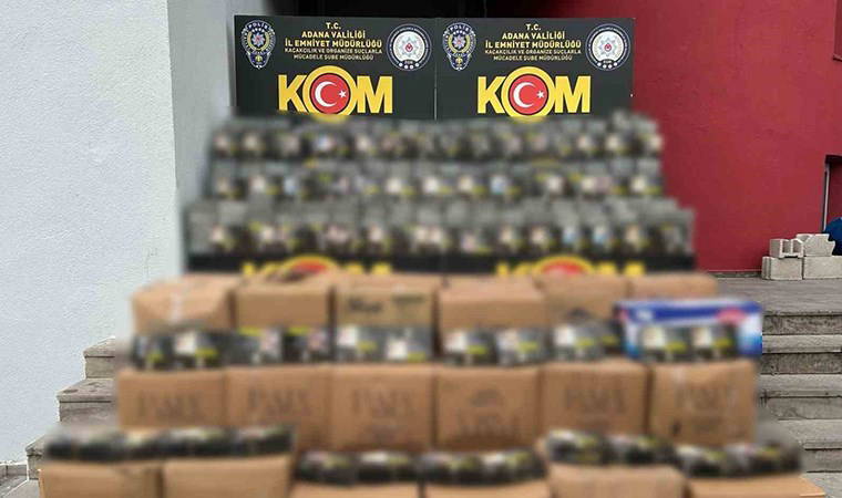 Adana'da 'kaçakçılık' operasyonu: Tam 90 bin adet ele geçirildi...
