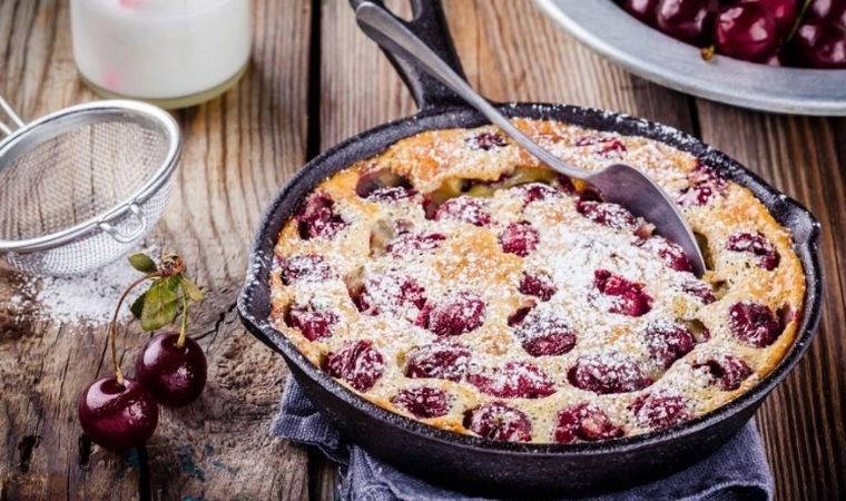 Fransa'nın baharından gelen enfes lezzet: Frambuazlı Clafoutis tarifi