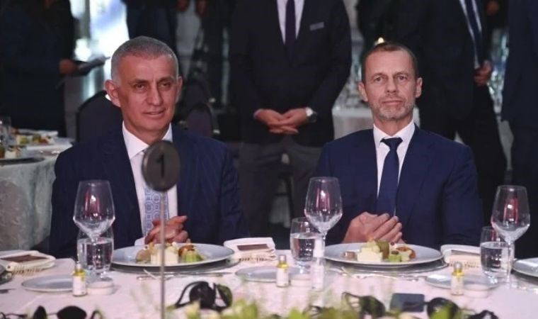 UEFA İstanbul Ofisi'nin açılışı öncesi gala yemeği düzenlendi