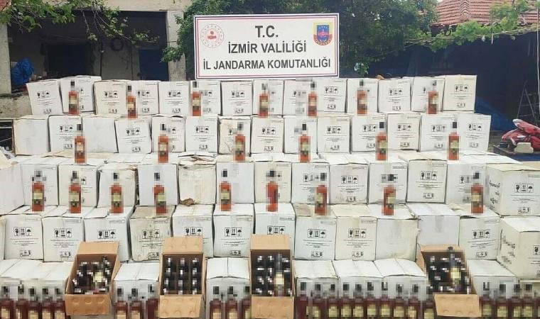 Piyasa değeri 3 milyon... İzmir'de 'kaçak içki' operasyonu!