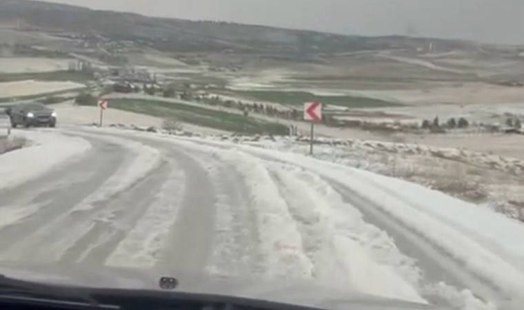 Ankara'da sağanak ve dolu etkili oldu!