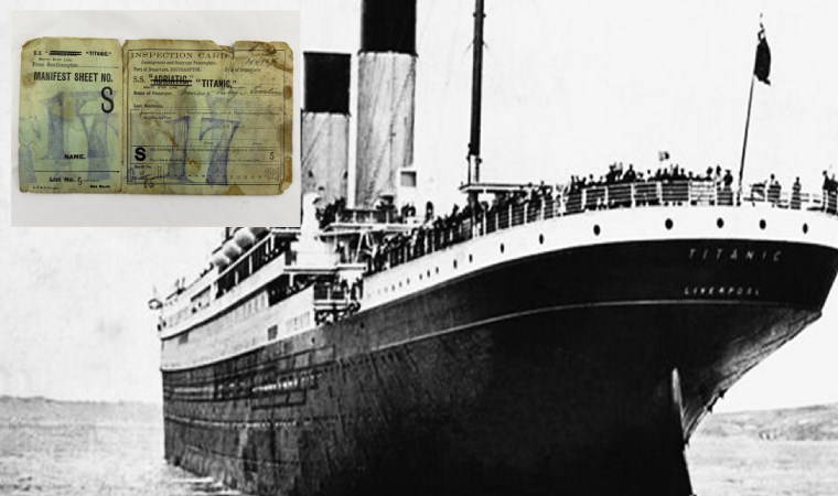 Titanik'te yazılan mektup rekor fiyatla satıldı!