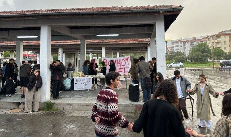 Muğla’da öğrenciler ve yurttaşlar Boykot Kafe’de buluştu