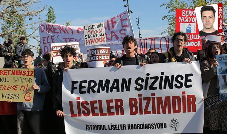 Liseliler haksızlığa karşı eylemde!