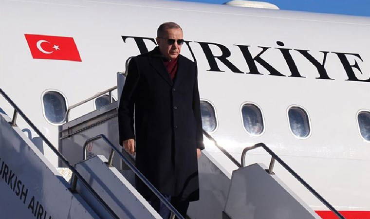 Erdoğan, özel uçağıyla İtalya'ya gitti