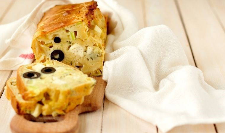 Zeytinli ve peynirli kek tarifi