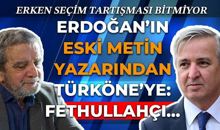 Erdoğan’ın eski metin yazarından Fethullahçı iddiaları!