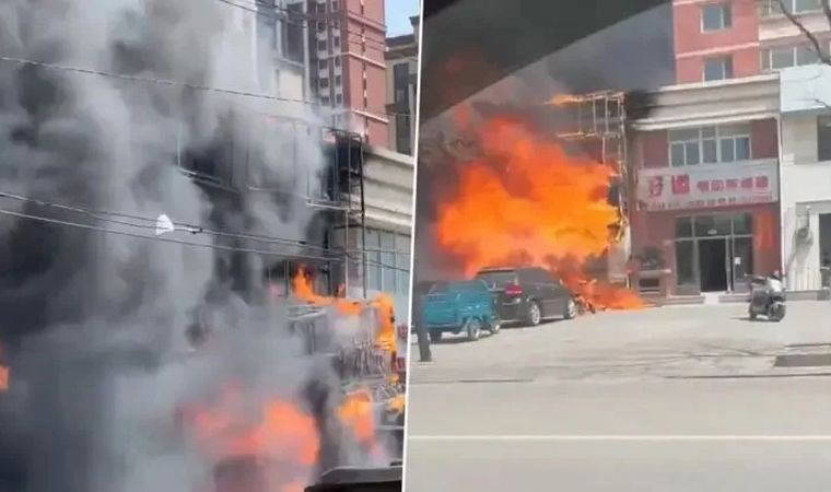 Çin'de restoranda yangın: 22 ölü