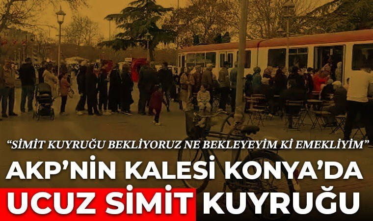 AKP'nin kalesinde 'ucuz simit' kuyruğu!