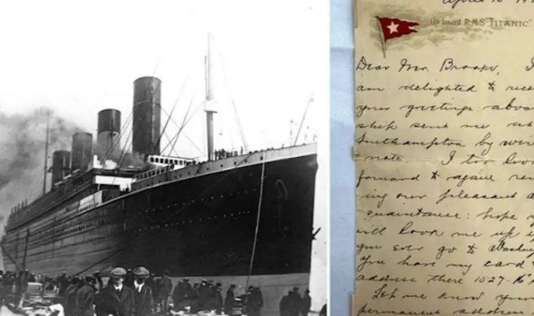 Titanik yolcusunun mektubu açık artırmada satıldı