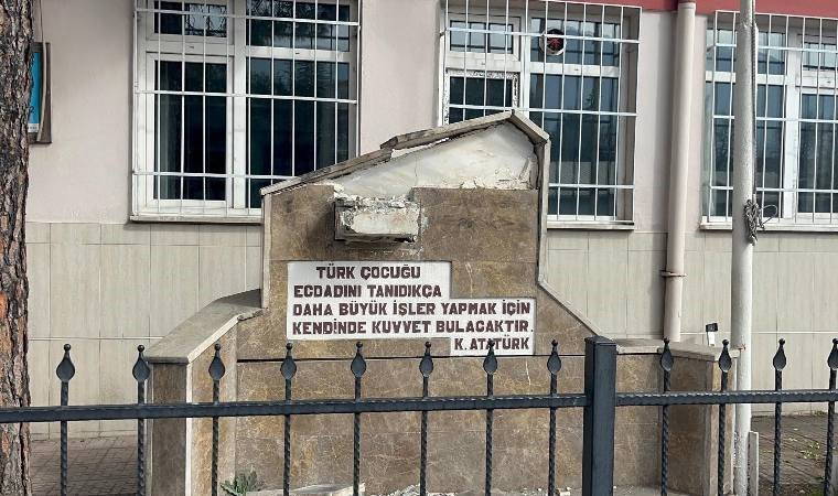 Okuldaki Atatürk büstü çalınmıştı: Soruşturmada flaş gelişme!