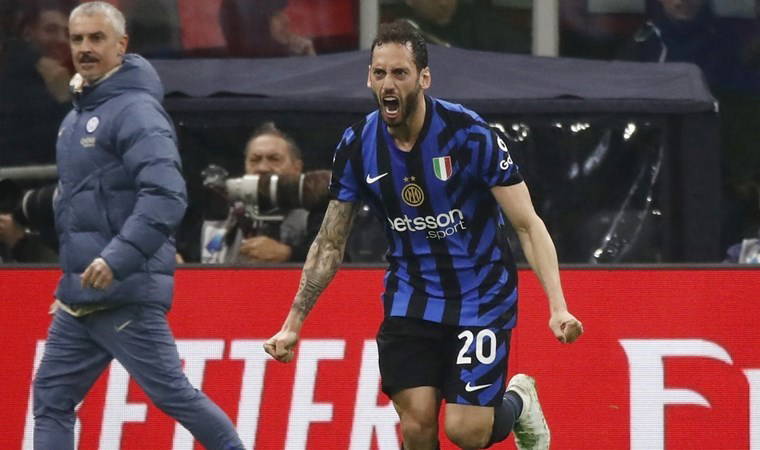 Hakan Çalhanoğlu'nun füzesi Milano derbisine damga vurdu!