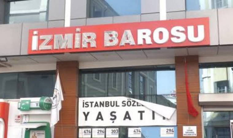 İzmir Barosu'ndan gözaltı tepkisi: Demokratik hakları kullanmak suç değildir