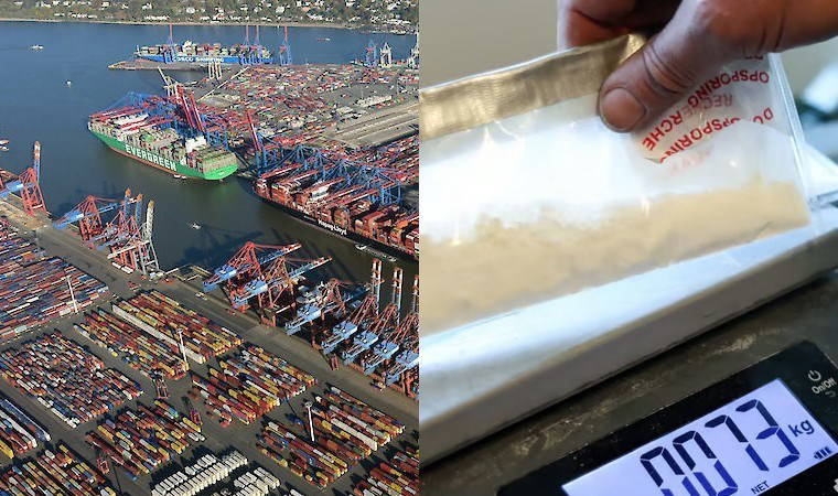 Hamburg Limanı’nda kokain trafiği patladı!