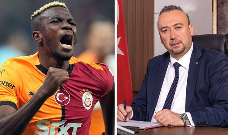Uşak Belediye Başkanı'nın 'transfer' mesaisi: Osimhen'in bonservisi için Galatasaraylılara çağrı yaptı