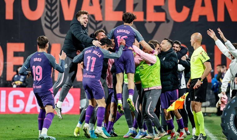 Espanyol deplasmanda Rayo Vallecano'yu 4 golle geçti