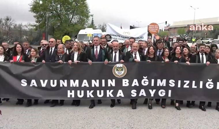 81 ilden baro başkanı, yüzlerce avukat...