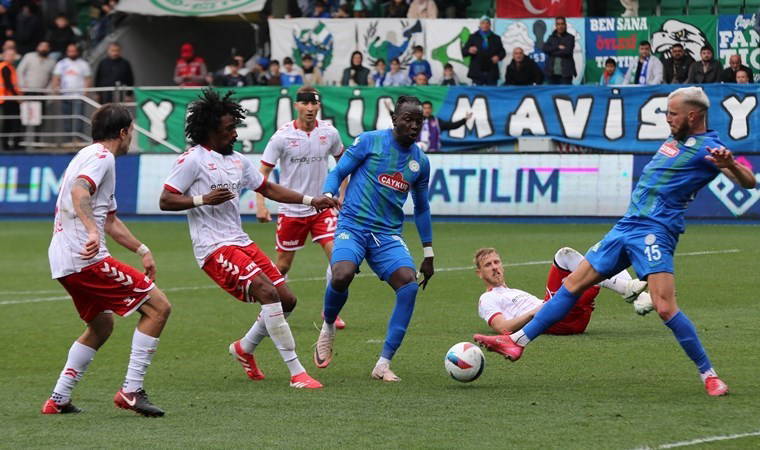 Rize'de kazanan çıkmadı! Çaykur Rizespor 1-1 Sivasspor