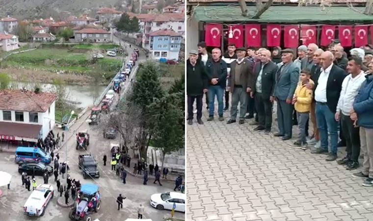 Yozgat'ta çiftçilerden 'İmamoğlu' eylemi!