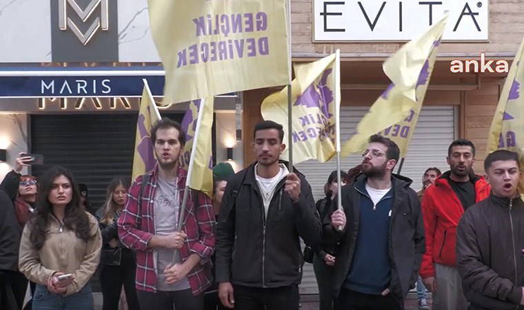 Öğrencilerin 'tutuklanmasına neden olan' esnafa protesto: 'Bu düzenin ihbarcılığını yapan...'