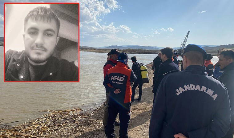 Kum ocağında çalışırken nehre düşen Mehmet'in cansız bedenine ulaşıldı