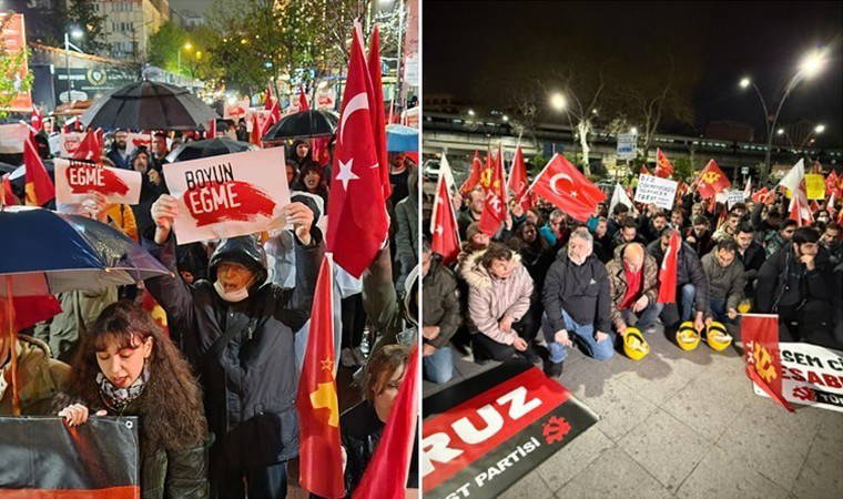 TKP ‘Hükümete diz çökmüyoruz’ eylemlerine devam etti