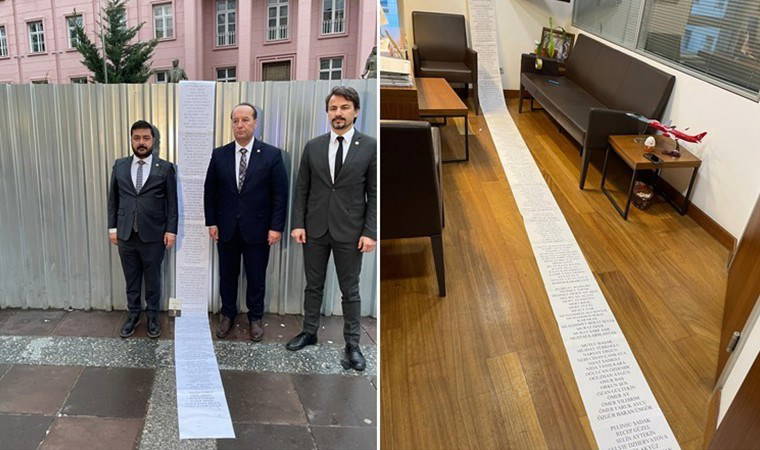 CHP'li isimden dikkat çeken protesto...