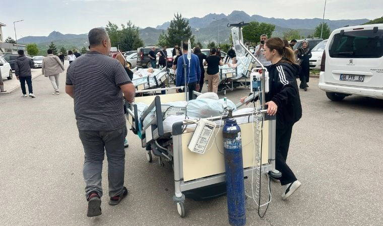 Tunceli Devlet Hastanesi'nde korkutan yangın!