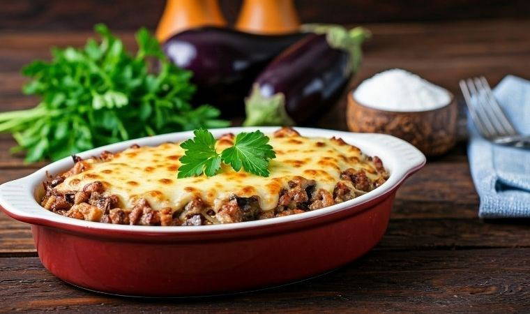 Fırında kaşarlı patlıcan oturtma tarifi