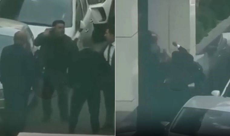 Holding Binası önünde dehşet: Tazminatını isteyen işçiye öldüren darp!