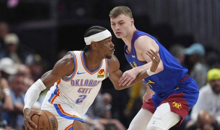 NBA play-off'larında Nuggets, Thunder'ı uzatmada yenerek seride 2-1 öne geçti