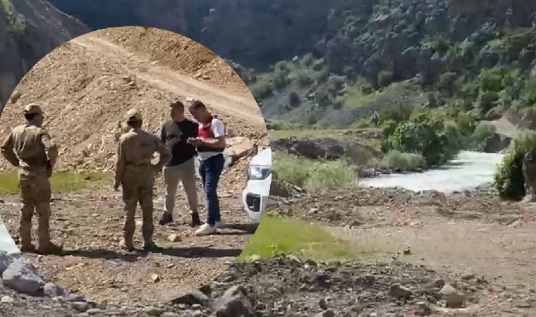 Serinlemek için girdiği derede akıntıya kapıldı!