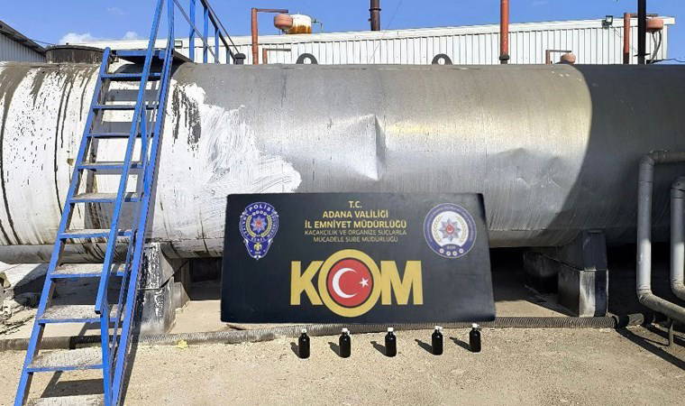 Asfalt üretim tesisinde 'kaçak akaryakıt' üretimi