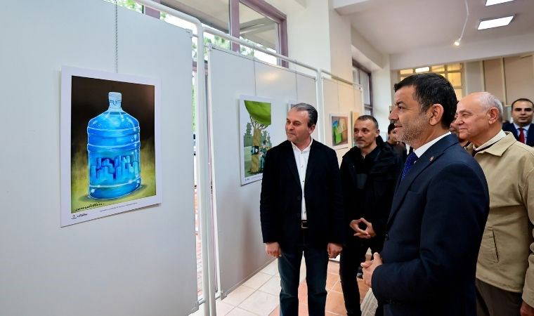 5. Uluslararası Karikatür Yarışması Sergisi açıldı