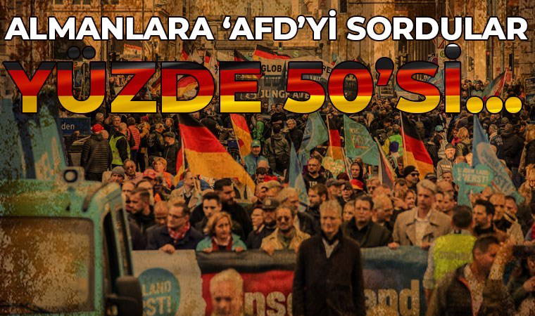 Almanların yarısı AfD’nin yasaklanmasını destekliyor
