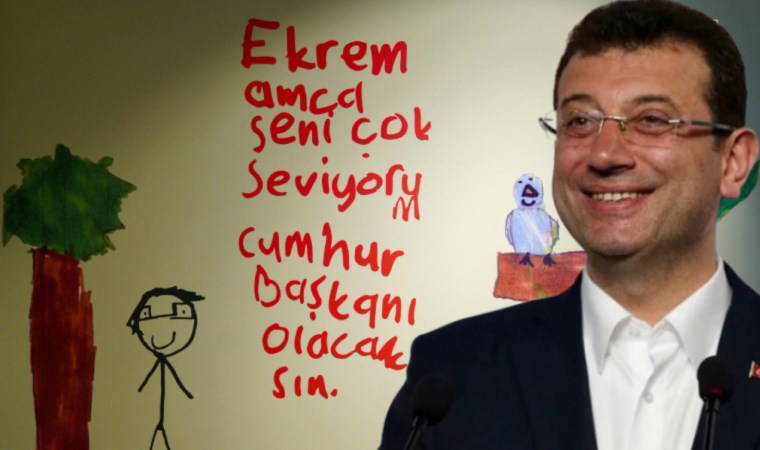 81 ilden 515 çocuğun İmamoğlu'na yazdığı mektup ve resimlerden oluşan sergi açıldı!